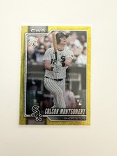 Colson Montgomery 2026 Topps Yellow Holo Foil 67 #/399 Chicago White Sox Rookie