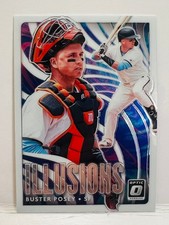 Buster Posey SF 2020 Illusions Donruss Optic Baseball NO. OI-3