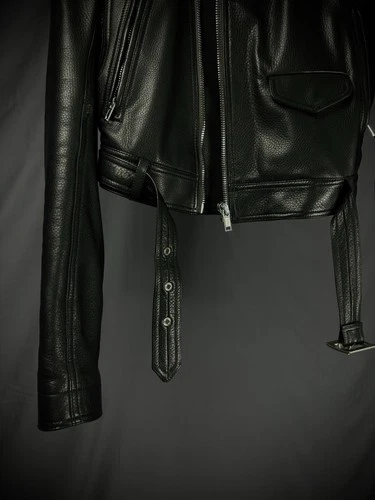 RICK OWENS SS21 PHLEGETHON LUKE STOOGES LEATHER JACKET image 3