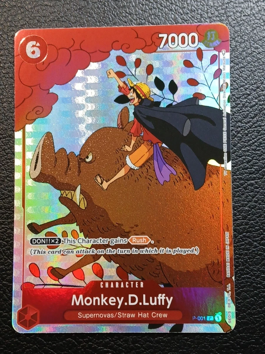 25+ Monkey.D.Luffy P-001 One Piece Promotion Cards for sale