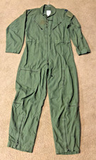 Flight Suit 42R Sage Grn Military Coveralls Overalls USAF Army Men Flyer SKP 373