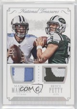 2015 National Treasures Holo Silver Prime 3/10 Bryce Petty Marcus Mariota v7j