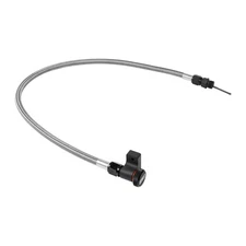 22200 B&M Locking Auto Trans Dipstick & Tube - Billet Aluminum/Stainless Steel