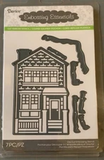 Darice Craft Dies HOUSE WITH SNOW Embossing Essentials