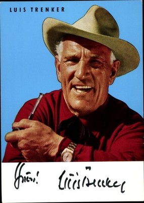 Postcard Mountaineer, Director and Actor Luis Trenker, Advertising... - 3850235