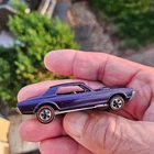 Original Hot Wheels Redline - Early Purple Custom Cougar w/brown interior. VGC.