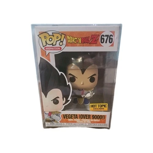 2019 Funko Pop Animation Dragon Ball Z Vegeta Over 9000! 676 Hot Topic Exclusive