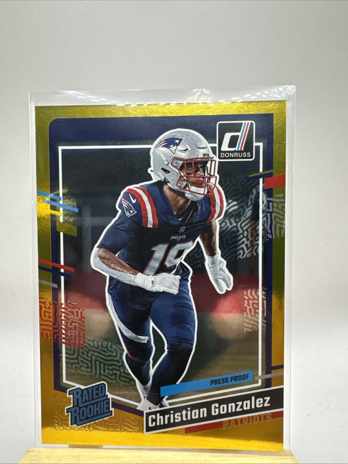 2023 Donruss Christian Gonzalez Rated Rookie Press Proof Gold 21/50