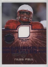 2011 Press Pass Gridiron Gamers Jerseys Purple 33/60 Niles Paul #GG-NP 3pu