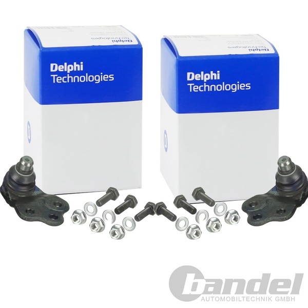 2X Delphi Traggelenke Vorne AußEn Unten Passend FÜR Fiat 500X Jeep Compass-image