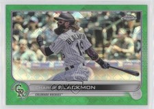2022 Chrome Logofractor Edition Green Refractor 41/99 Charlie Blackmon #74 0lq5