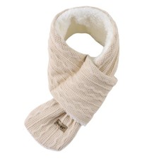 Kids Fleece Scarf Warm Knitted Scarves Girls Boys Toddler Cold Weather