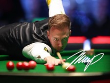 Judd Trump Signed Autograph 6x4 PHOTO Pre Print Snooker