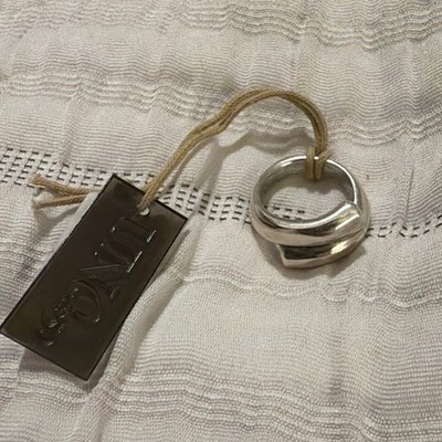 UNOde50 Silver Band Ring Size 15 Metal Signed ANI0709MTL00015