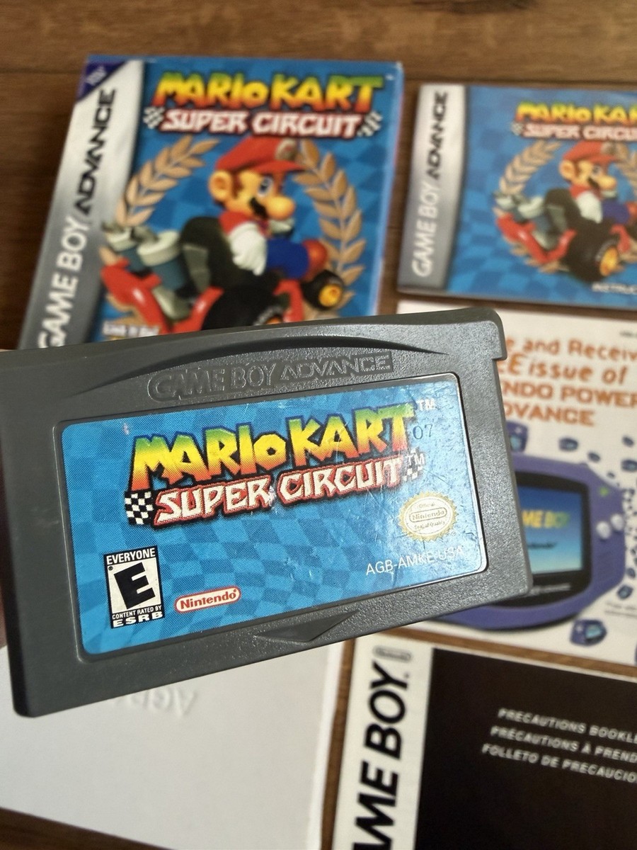 Mario Kart Super Circuit (Nintendo Game Boy Advance) Authentic GBA
