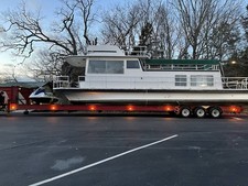 Goose Neck Boat Trailer Capable Of Moving 50” Houseboats - Custom Built
