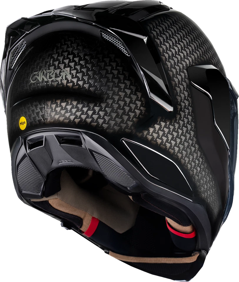 ICON Ultraflite™ Helmet - Carbon - MIPS® - Black - Large 0101-18575 - Image 3 of 3