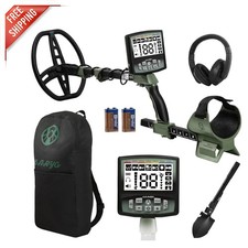 All-Inclusive Metal Detector Kit with Coiled  Waterproof Design - Perfect Gift