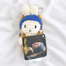 Miffy Amigurumi Girl Keychain Pearl Earring Museum Outfit Unused