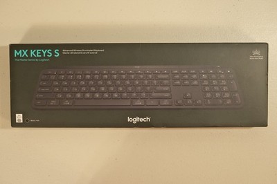 Logitech MX Keys S Full-Size Bluetooth Wireless Keyboard - Black 920-011406