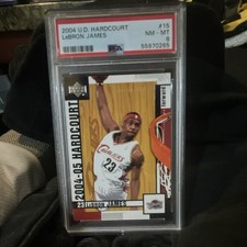 Upper Deck 2004-05 Hardcourt LeBron James #15 PSA 8 Cleveland Cavaliers