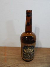 P F HEERING WHISKEY LIQUOR BOTTLE COPENHAGEN DENMARK CHERRY EMPTY BROWN