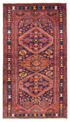 Vintage Hand-Knotted Area Rug 3'7'' x 6'5'' Traditional Wool Carpet