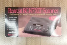 Uniden Bearcat BC-147XLT 16 Channel Scanner with AC Adapter and Antenna 