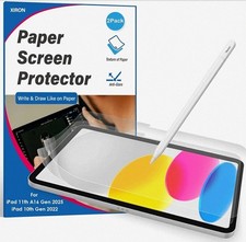 Paper Screen Protector For iPad A16 11th Gen 25'/10th Gen 22' 10.9 Inch 2 Pack