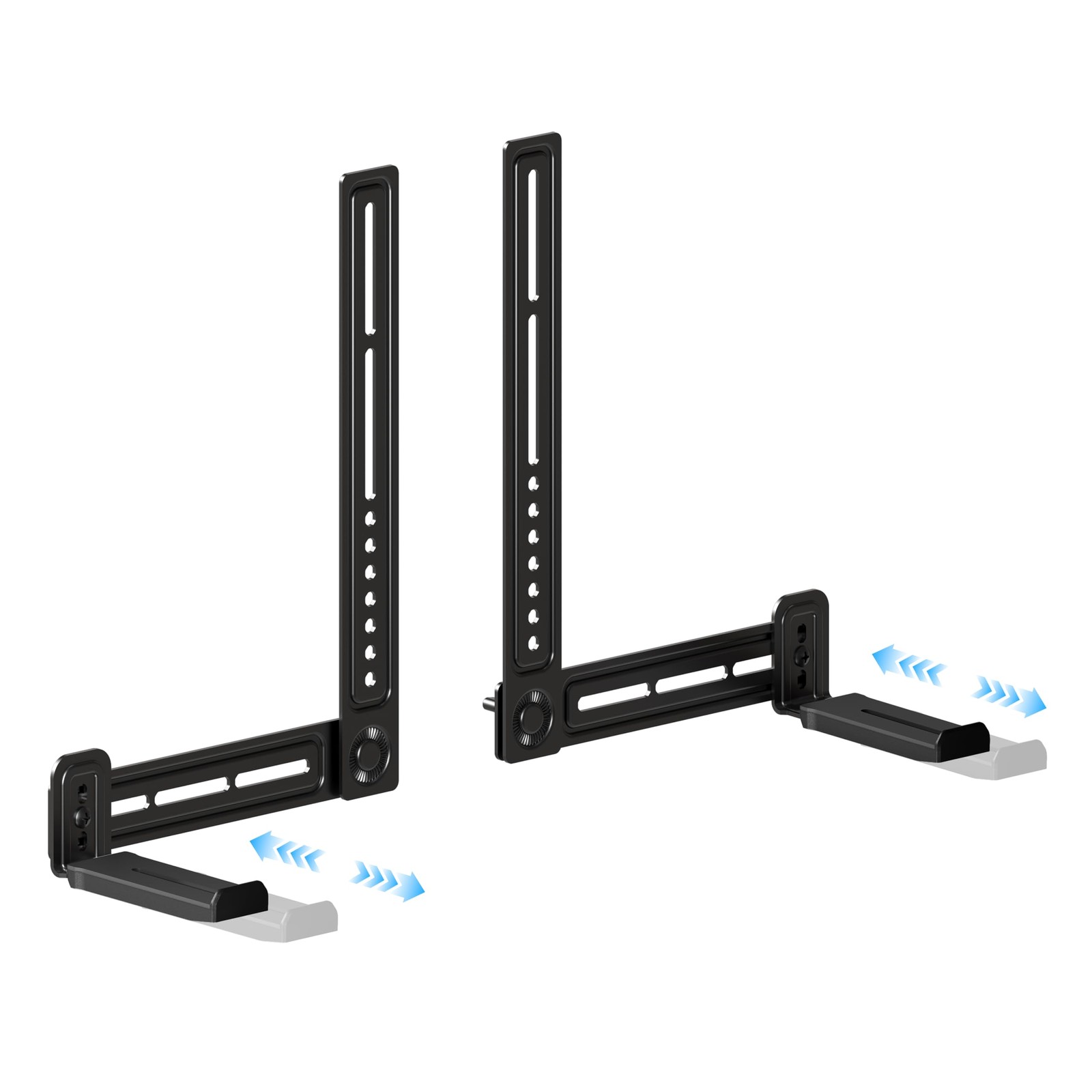 Sound Bar Mounts Unter TV or Above TV, Height  Depth Adjustable Soundbar Moun...