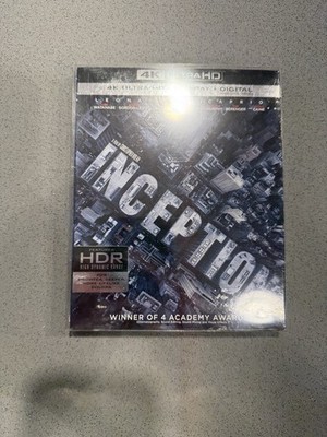 INCEPTION 4K ULTRA HD BLU-RAY 2 DISC + OOP SLIPCOVER