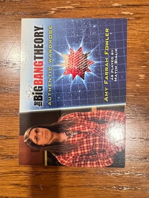 Cryptozoic Big Bang Theory Amy Farrah Fowler Wardrobe Relic Card M16 Season 5