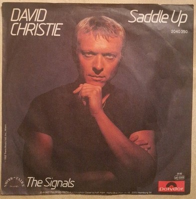 Single Vinyl David Christie - Saddle Up Polydor 1982 Vinyl EX