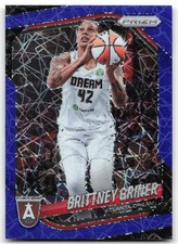Brittney Griner 2025 Panini Prizm WNBA Blue Velocity Prizms Atlanta Dream