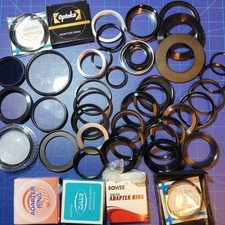 Lot Of 48 Or More Random Camera Lens Adapters Filters Etc