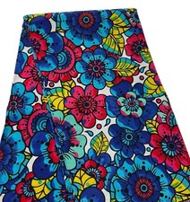 Ankara African Fabric Wax Print Cotton Material For Dresses Quilting Crafting DI