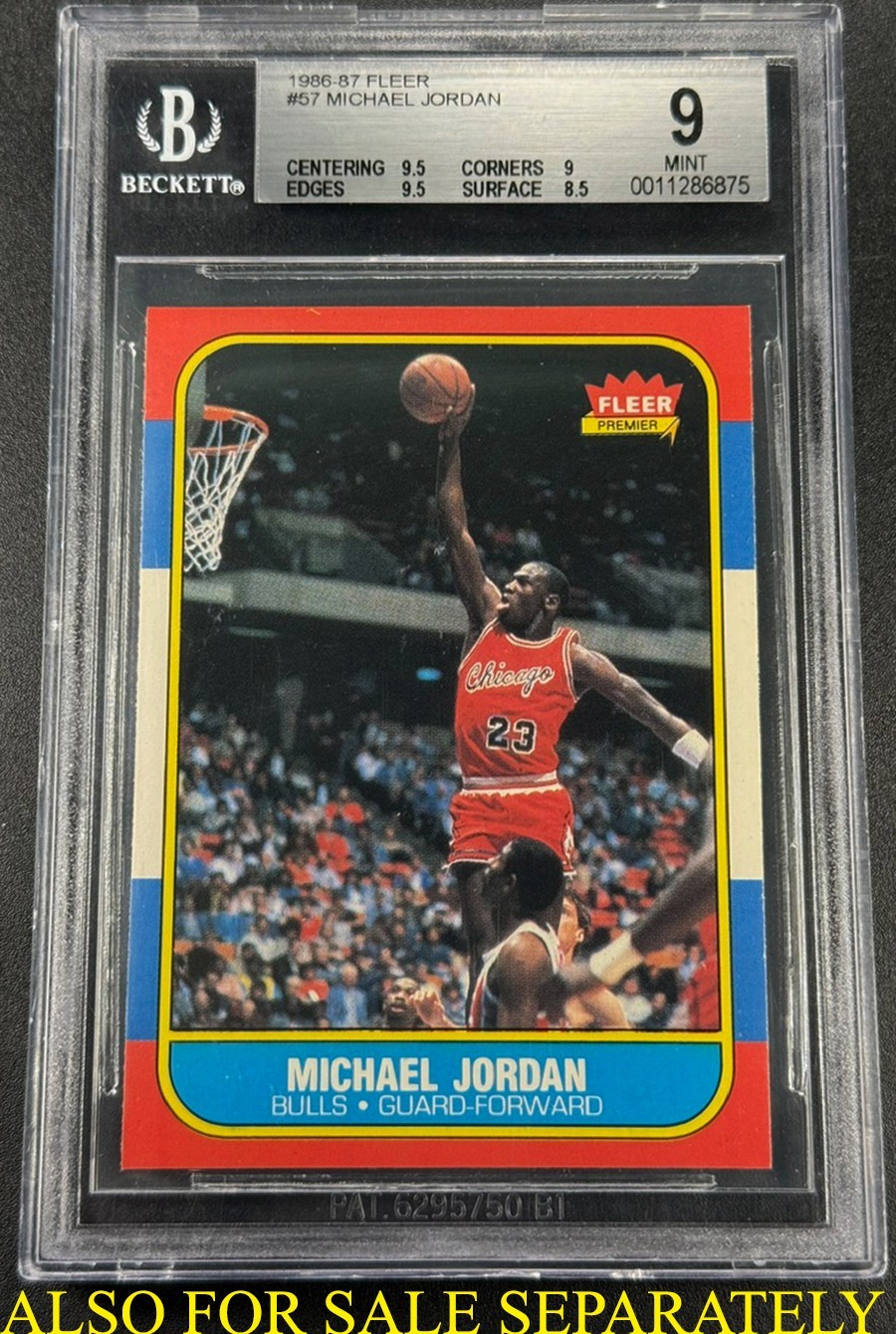 MICHAEL JORDAN 2007 UPPER DECK SPX ENDORSEMENTS AUTO PSA 9 MBA GOLD DIAMOND view 22
