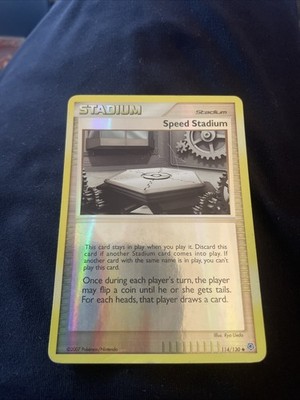 Pokémon TCG Reverse Holo Speed Stadium 114/130 Diamond & Pearl NM