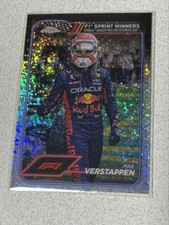 Max Verstappen F1 2024 Topps Chrome Sparkle Parallel 299 Limited Card