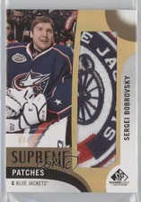 2017-18 SP Game Used Supreme Patch 3/15 Sergei Bobrovsky #PA-SB Patch 2d8