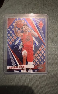 2023-24 Panini Phoenix - Anfernee Simons #177 Blue Lazer Phoenix /275