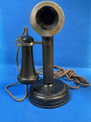 Antique Kellogg Candle Stick Telephone