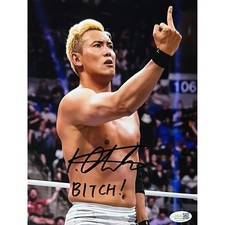 JSA Autographed Kazuchika Okada 8 x 10  Promo Hand Signed Pro Wrestling