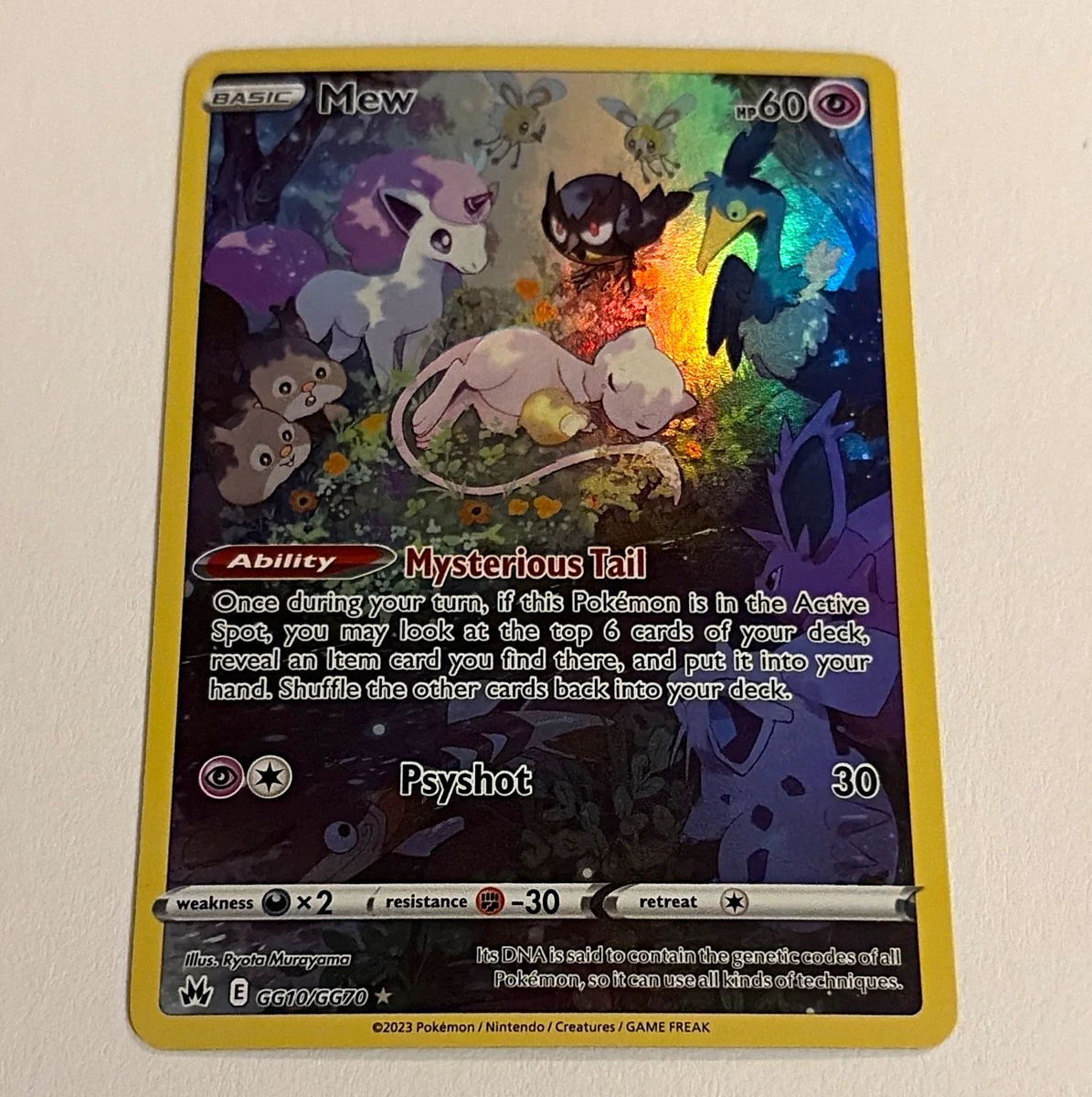 Mew GG10/GG70 Crown Zenith: Galarian Gallery Just Listed 2026
