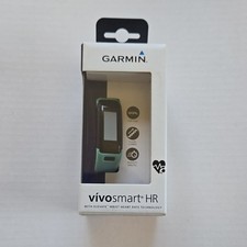 Garmin v vosmart HR Activity Tracker, Step Goal, Floors Climbed, Black/Green
