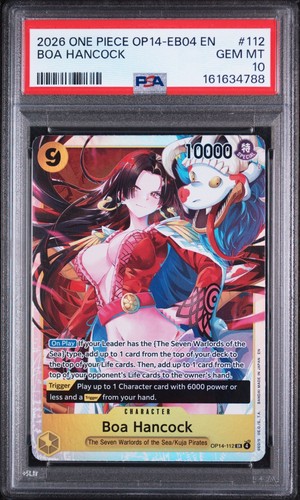 Boa Hancock graded PSA 10 for sale on eBay