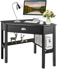 HOMGX Corner Desk, Writing and Study Corner Computer Desk, Laptop PC Table, W...