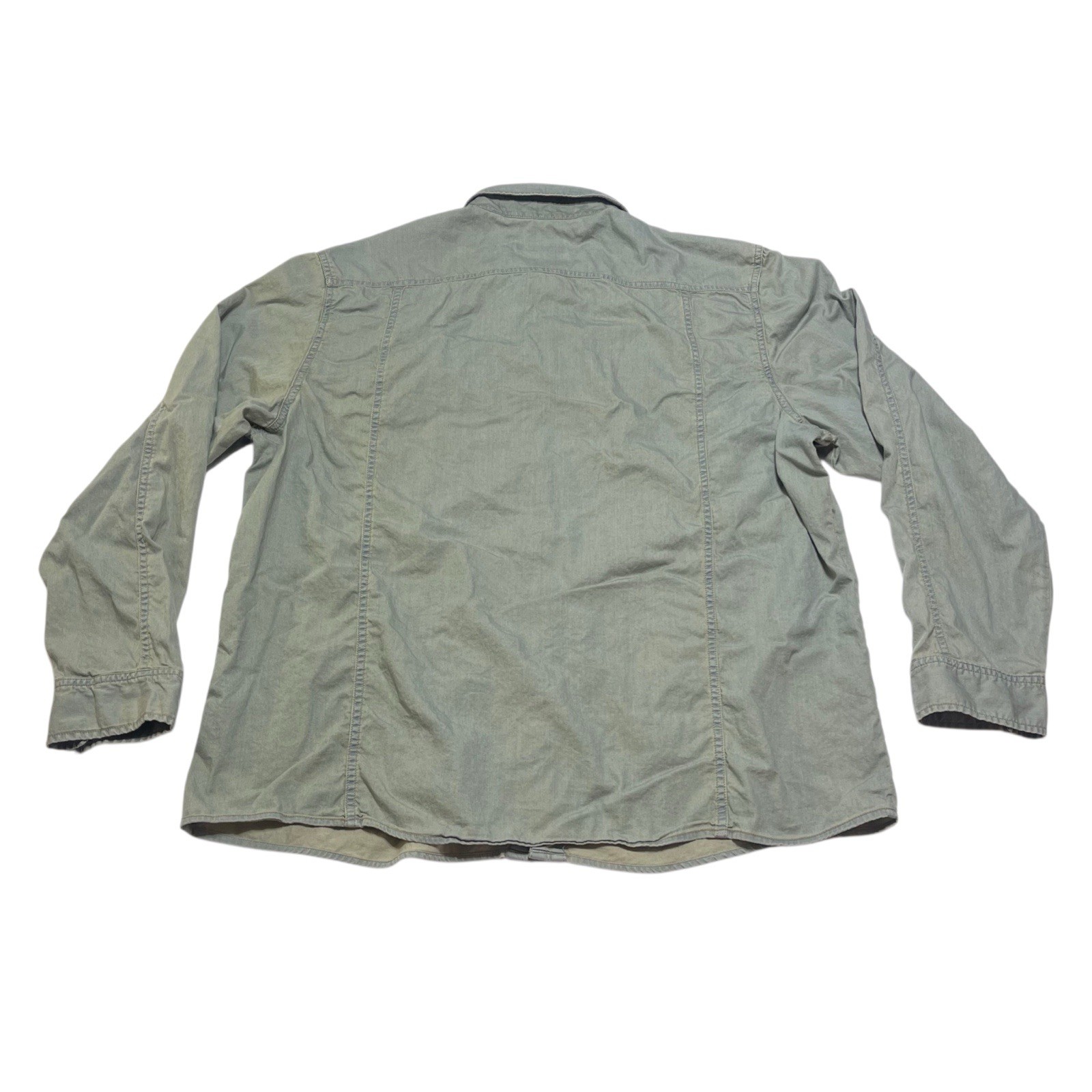 Vertical Robert Comstock Demin Button Down Shirt … - image 7