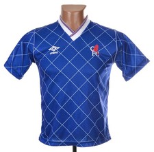 CHELSEA 1987 1989 HOME FOOTBALL SHIRT UMBRO SIZE YM BOYS