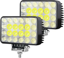 2pack 1224volt 72w Led Work Light 9000lm Lights White Light